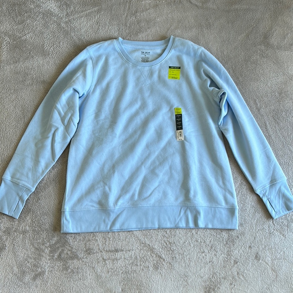 Tek Gear Sky Blue Crewneck